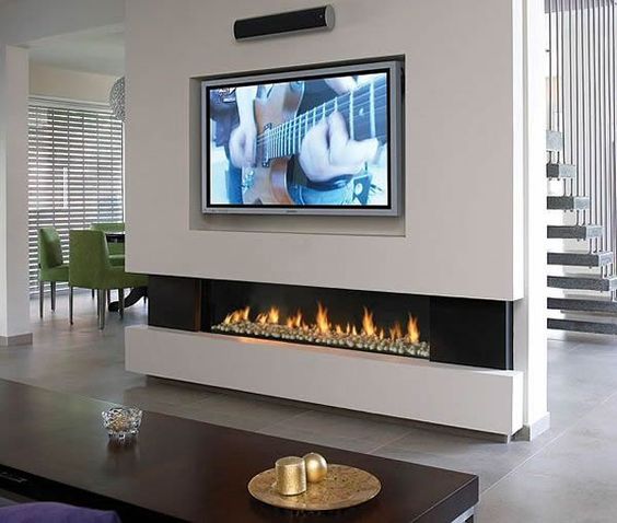 Modern Dimplex Electric Fireplace Ideas With Tv Above