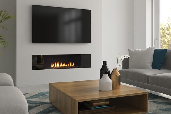 Electric Fireplace With Tv Above