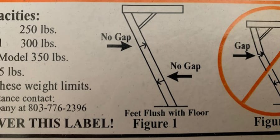 Attic Ladder Safety Lg