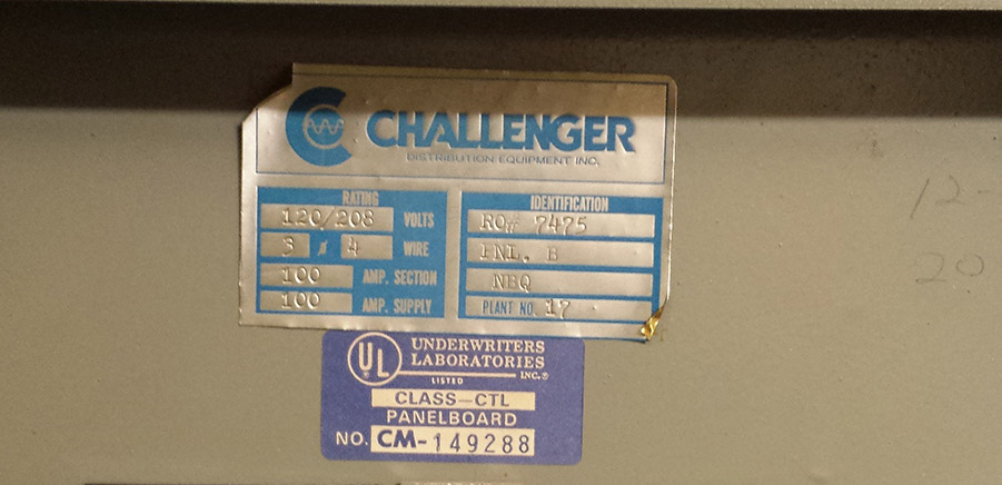 Challenger Breaker Panel Upgrade