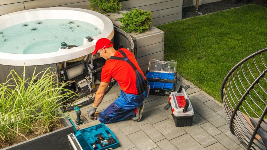 Cleaning Hot Tub