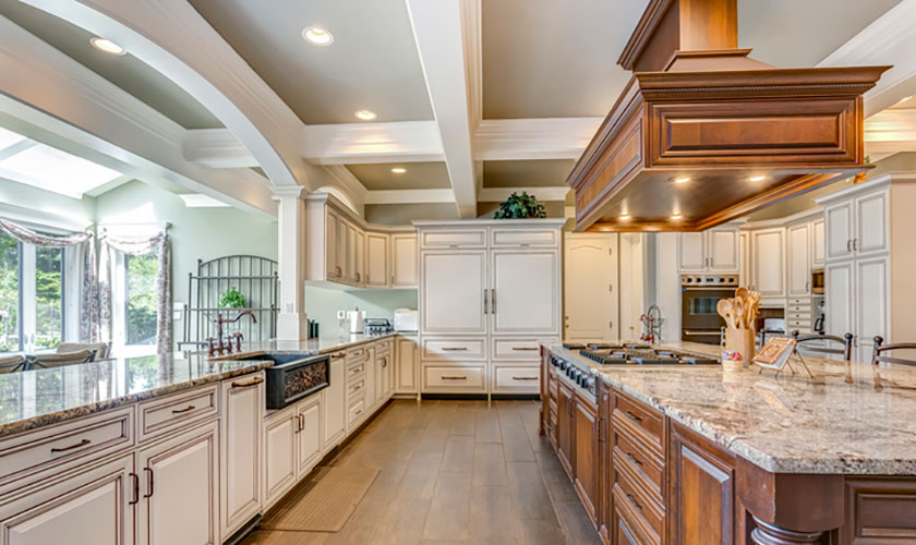 coffered ceiling