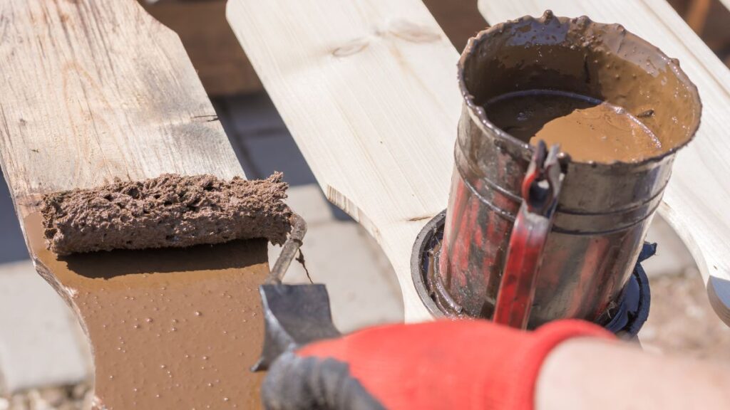 Fence Staining With Roller