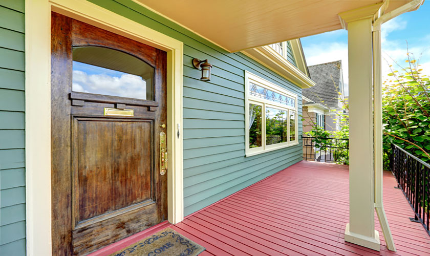 Front Patio Colorful