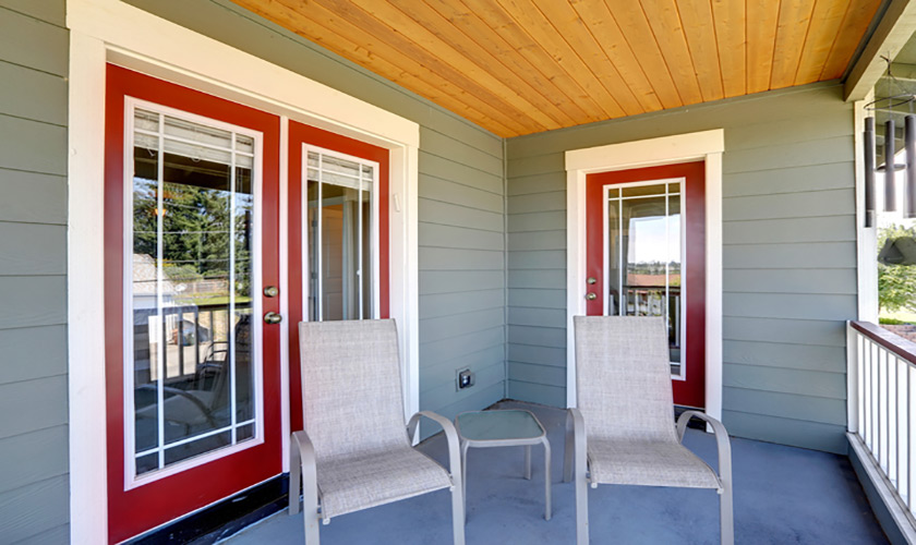 Front Patio Entry Color