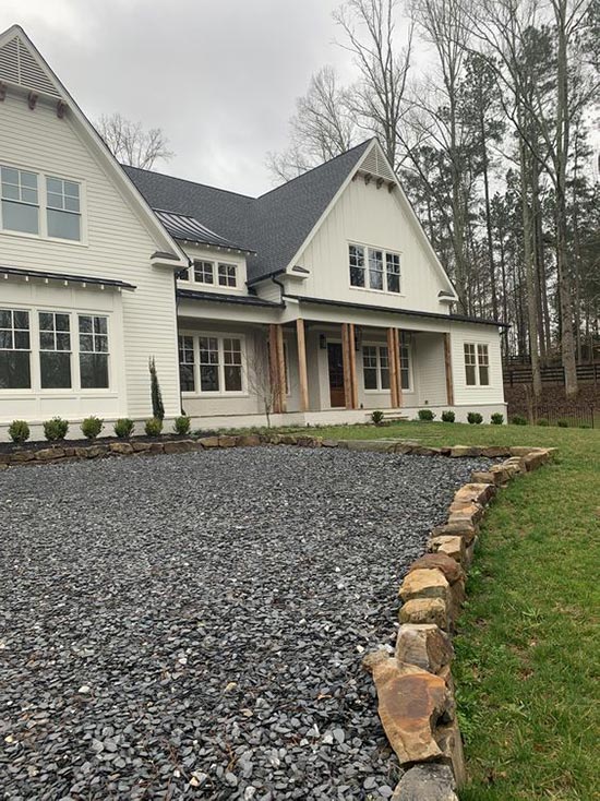 Gravel Driveway Edging 13