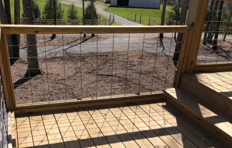 Hog Pen Wood Railing