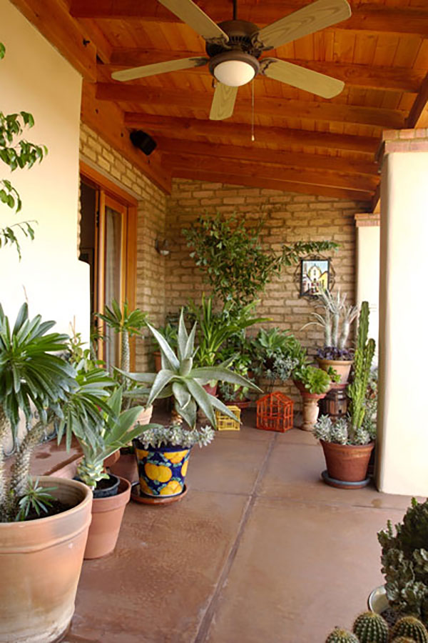 Mexican Front Patio