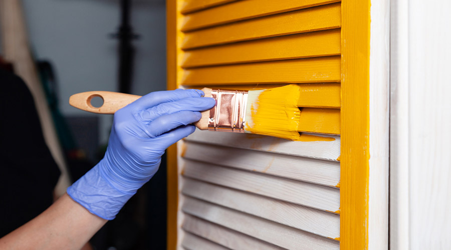 Painting Louver Doors