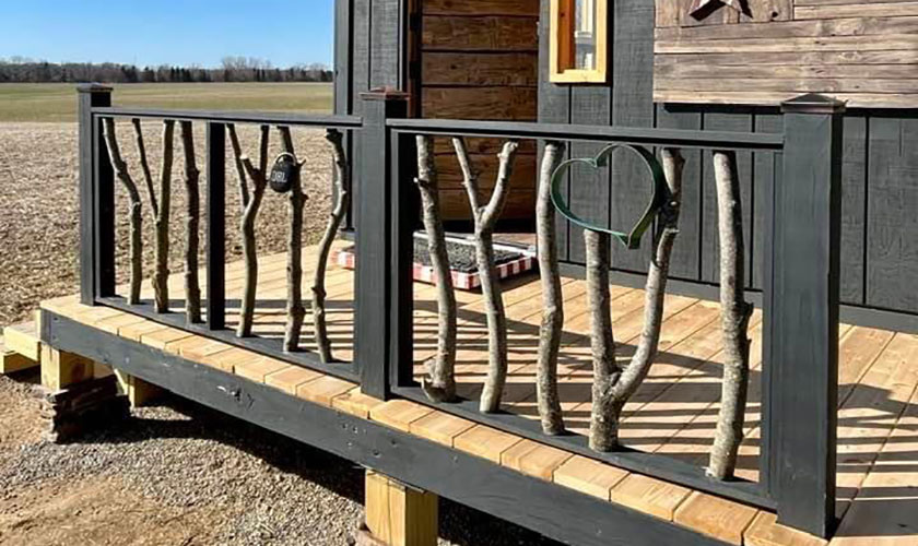 Rustic Branch Railing