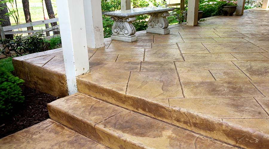 Stamped Concrete Patio Design Lg