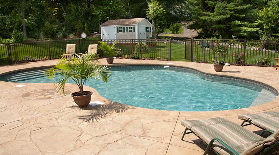 Stamped Concrete Patio Pool Lg