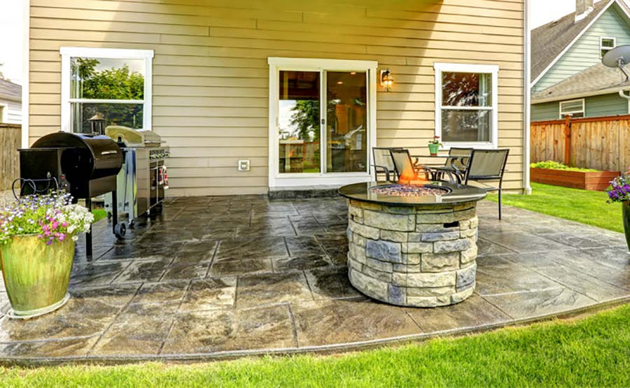 Stamped Patio Lg