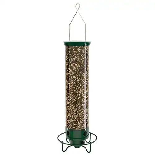 Droll Yankees Yf-M Yankee Flipper Squirrel-Proof Bird Feeder, 17.25&Quot;, Green