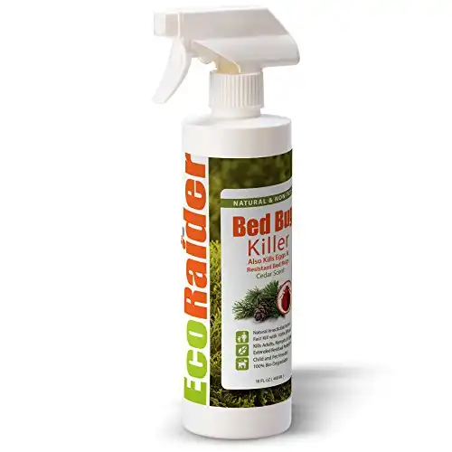 Bed Bug Killer By Ecoraider 16 Oz, Fast And Sure Kill With Extended Residual Protection, Natural &Amp; Non-Toxic, Child &Amp; Pet Friendly