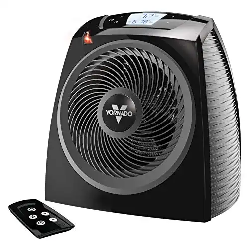 Vornado Tavh10 Electric Space Heater With Adjustable Thermostat, Auto Climate Control, &Amp; Remote