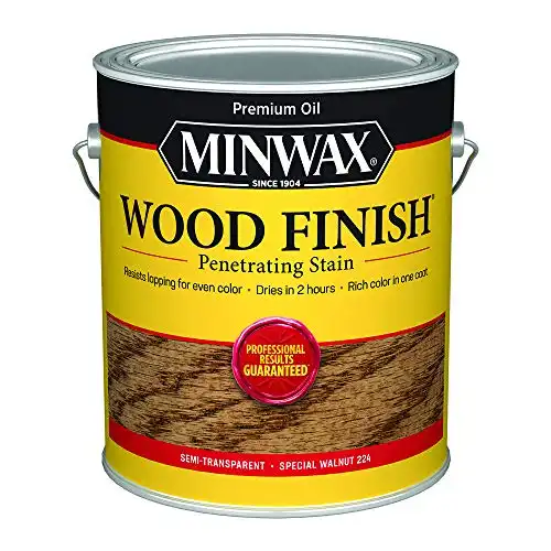 Minwax 71006000 Finish Penetrating Interior Wood Stain, 1 Gallon (Pack Of 1), Special Walnut