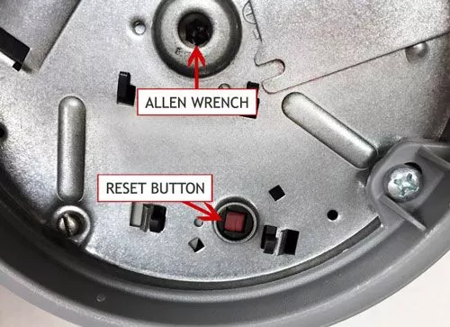 Garbage Disposal Is Jammed Reset Button And Allen Wrench